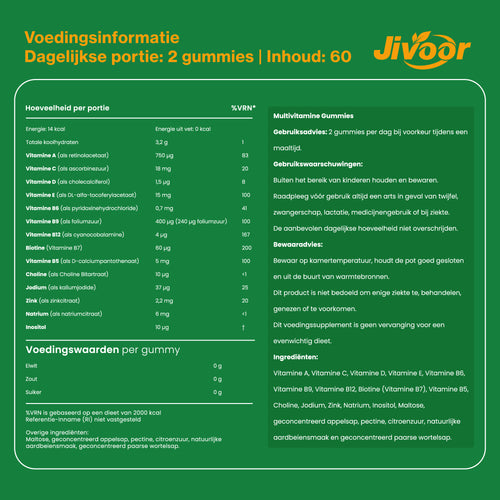 Jivoor Multivitamine Gummies
